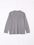 LC Waikiki Crew Neck Striped Long Sleeve Women's Cardigan